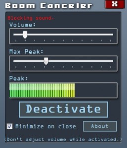 Screenshot of Boom Canceler